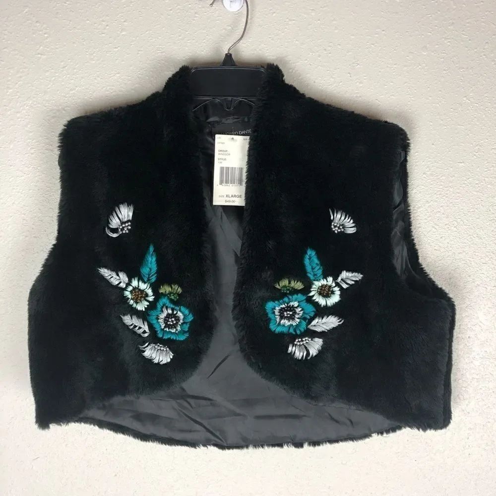 NWT Luciano Dante Fleece Style Vest Size XL